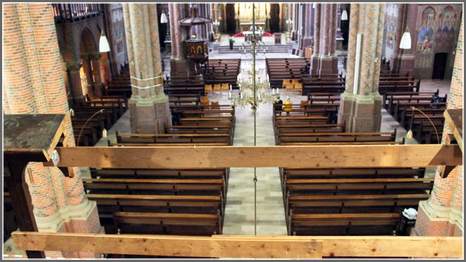 Erste Arbeiten für Aufbau von Walcker-Orgel in Papenburger Kirche